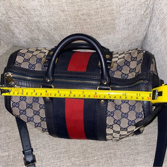 Gucci Medium Web Boston Bag - Picture 8 of 9